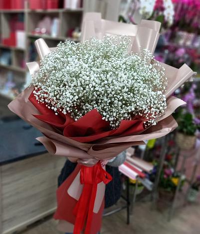 Букет цветов из: Гипсофила в Днепровской