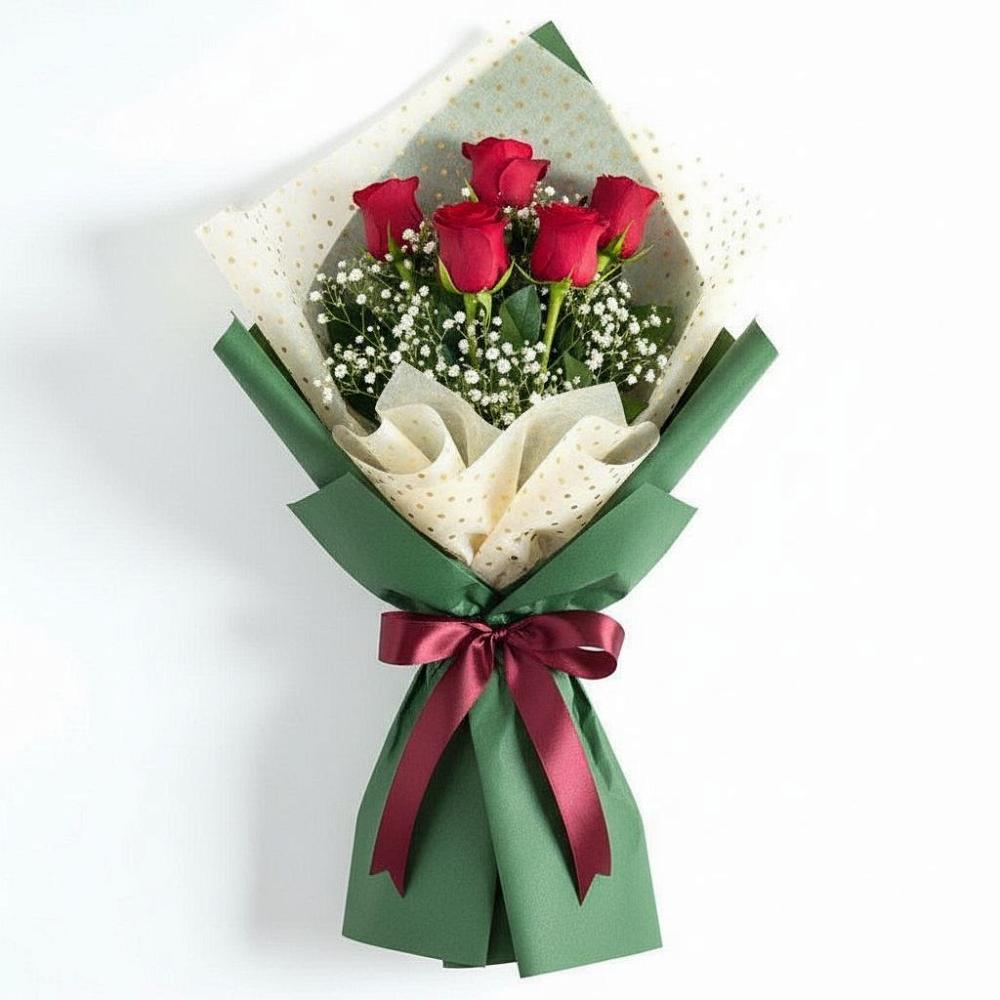 Букет цветов из: Розы в Днепровской