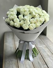 Букет 35 Белых роз #REPLACE_PRED# Днепровской