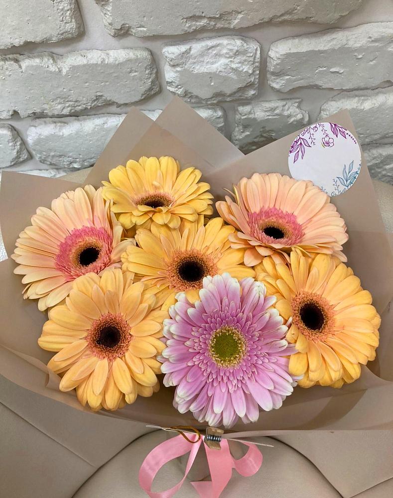 Букет цветов из: Герберы в Днепровской