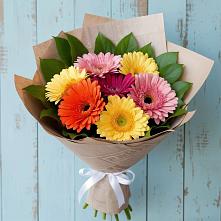 Букет цветов из:  Герберы в Днепровской