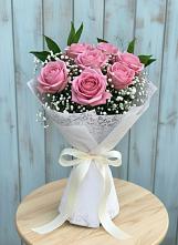 Букет цветов из:  Розы в Днепровской