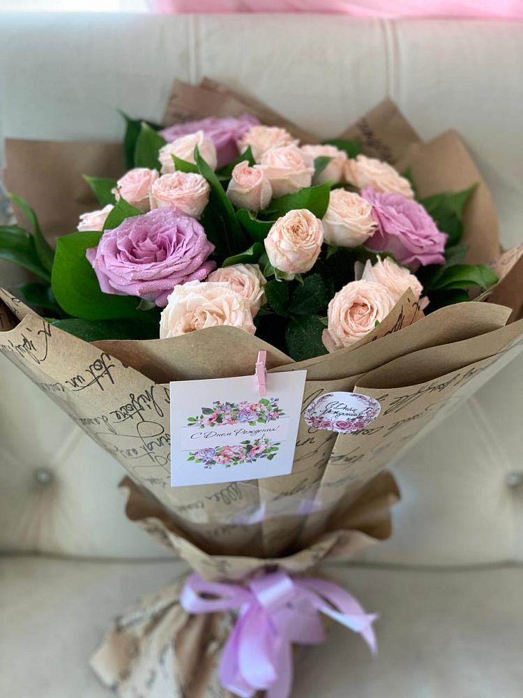 Букет цветов из: Розы в Днепровской