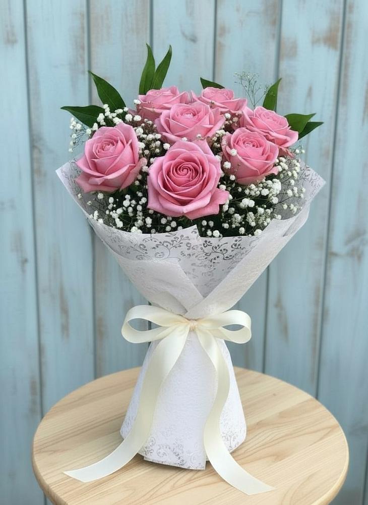 Букет цветов из: Розы в Днепровской