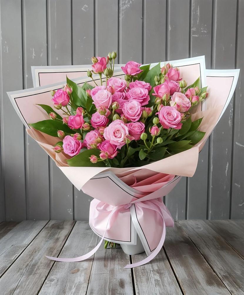 Букет Розовый кустик в Днепровской