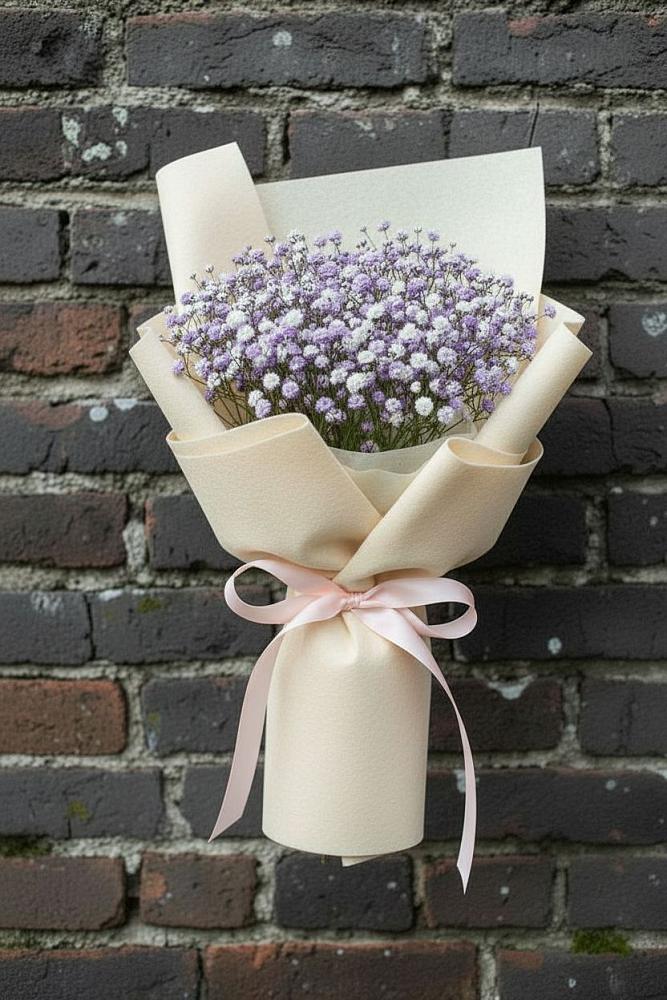 Букет цветов из: Гипсофила в Днепровской