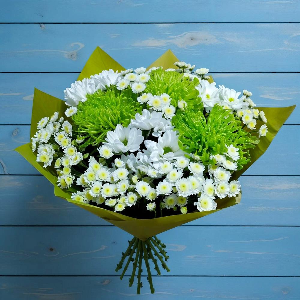 Букет цветов из: Хризантемы в Днепровской