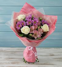 Букет цветов из:  Герберы #REPLACE_PRED# Днепровской