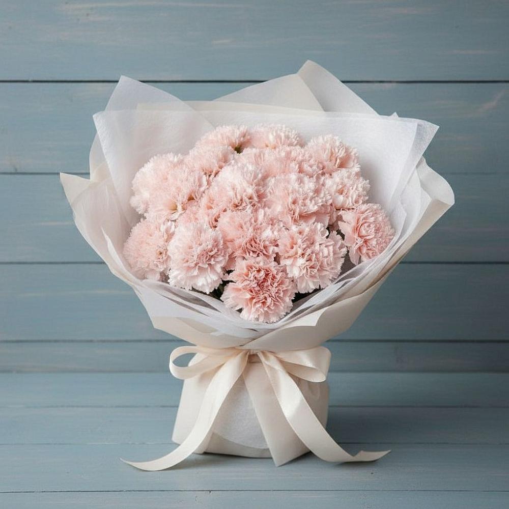 Букет цветов из: Гвоздики в Днепровской