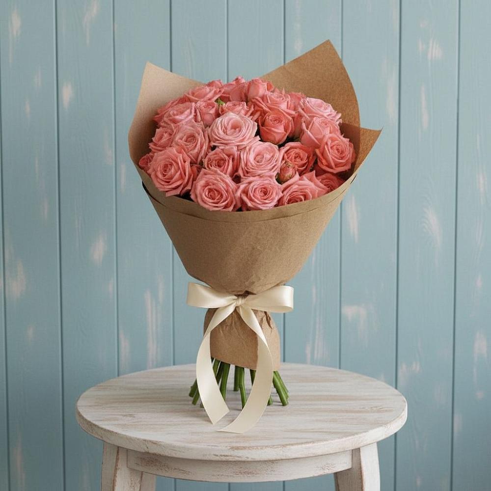 Букет цветов из: Розы в Днепровской