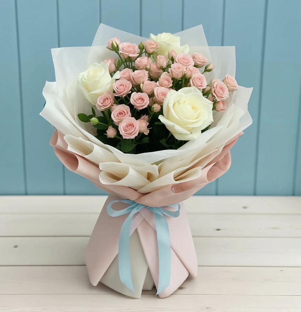 Букет цветов из: Розы в Днепровской